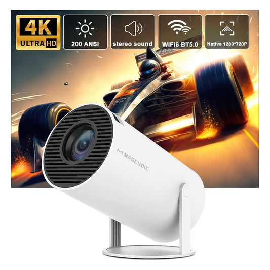 Proyector Exterior 4K y WiFi Magcubic Cinema