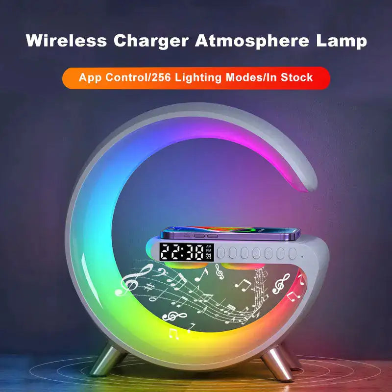 Wireless LED Lamp with Bluetooth Speaker