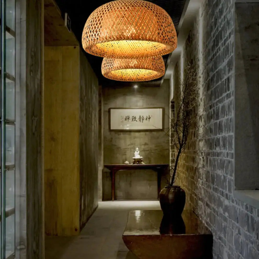 Kuma bamboo lamp