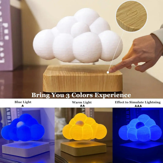 Floating LED Cloud Lamp with 3 lighting modes