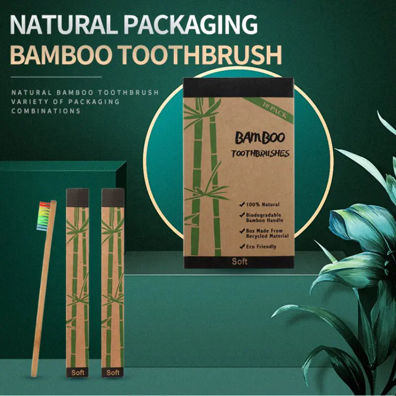 Cepillos de Dientes de Bambú Ecológicos