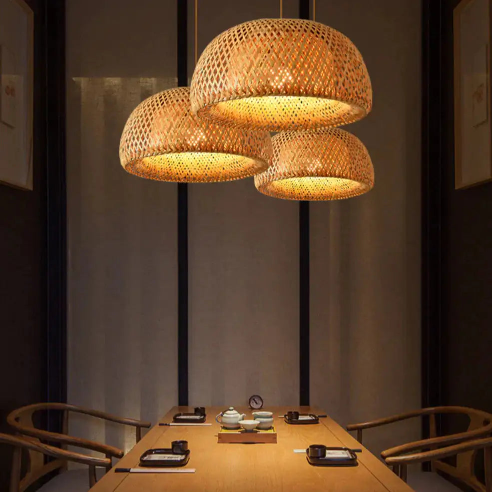 Kuma bamboo lamp